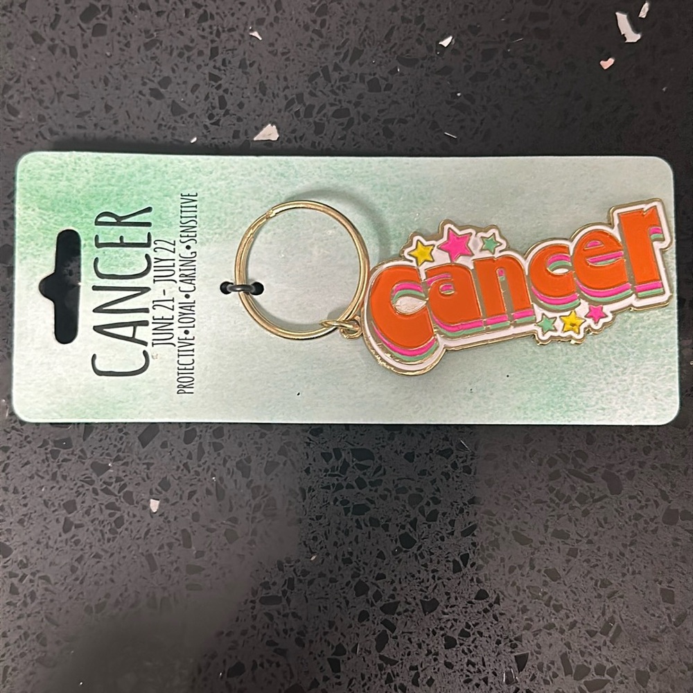 NEW CANCER zodiac sign June 21 - July 22 Key Chain